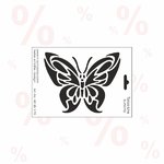 Schablone DIN A5 - Tattoo Line Butterfly