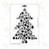 Schablone DIN A4 - Weihnachtsbaum