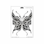Schablone DIN A4 - Schmetterling elegant