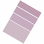 Hologramm Rosa - Bügelpailletten Ø 3 mm bis 6 mm - gesamt 1011 Stück