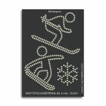 Easy Style Legestencil - DIN A5 - Wintersport