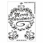 Schablone DIN A3 - Merry Christmas