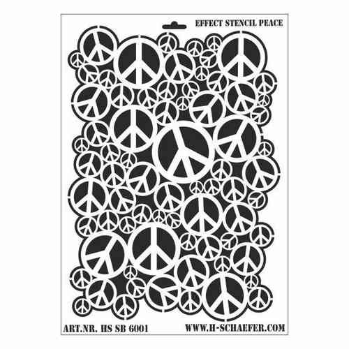 Schablone DIN A3 - Effekt Stencil Peace