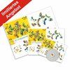 Bastel Set XXL: 3D Bogen Motiv Schmetterlinge lila - 4 teilig / 3 Größen