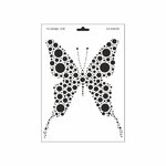 Schablone DIN A4 - Dot Butterfly