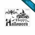 Schablone DIN A4 - Happy Halloween