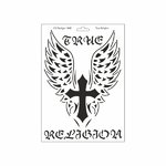 Schablone DIN A4 - True Religion