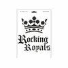 Schablone DIN A4 - Rocking Royals