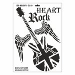 Schablone DIN A3 - Rock Gitarre English Style