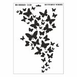 Schablone DIN A3 - Butterfly Wirbel