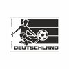 Schablone DIN A4 - Fußball Deutschland