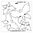 Schablone 30 x 30 cm - Effekt Stencil Spitzenschmetterling Fläche