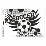 Schablone DIN A3 - Soccer