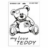 Schablone DIN A3 - My Love Teddy