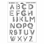 Schablone DIN A3 - Alphabet Art Deco