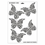 Schablone DIN A3 - Fancy Print Butterfly