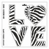 Schablone DIN A3 - Effekt Zebra Love