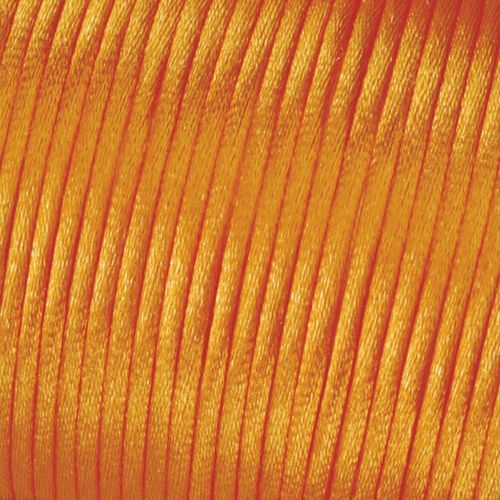 Flechtkordel Satin Orange - Ø 2 mm / 6 m