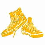Foliendesign - Sneaker - Neon Orange