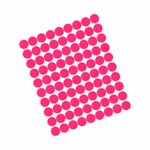 Bügelpailletten - Neon Pink - Ø 5 mm - 90 Stück