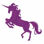 Foliendesign - Unicorn - Hologrammlila